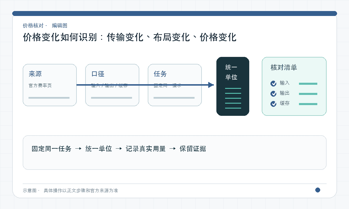 价格变化如何识别：传输变化、布局变化、价格变化｜文章配图，按正文步骤绘制的编辑图
